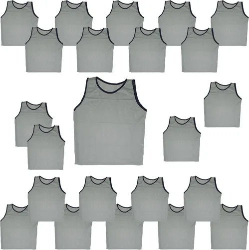 Vista 51 de BlueDot Trading Adult & Youth Scrimmage Training Vests for Soccer, Basketball & More – Available in 1, 6, 12, 24 Packs Naranja