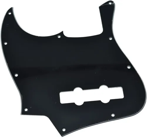 Vista 6 de KAISH Lefty 4 cuerdas J Bass estilo Golpeador zurdo Bass Pick Guard Scrach Plate para USA/México Jazz J Bass Aged Pearl