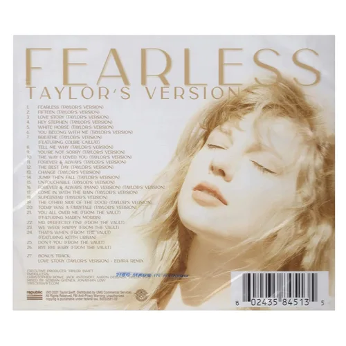 Vista 2 de Fearless Taylor's Version TG Exclusive con póster coleccionable