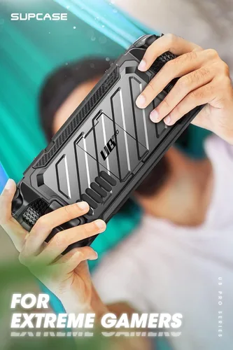 Vista 13 de SUPCASE Unicorn Beetle Pro Series - Funda para Steam Deck (2022) / Steam Deck OLED (2023), funda protectora delgada y resistente con soporte