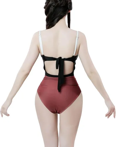 Vista 7 de Nuoqi Beidou Cosplay Genshin Swimsuit Beidou Swimsuit One Piece Bathing Suit for Women Girls Anime Swimsuit