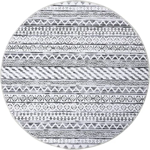 Vista 20 de COZYLOOM Tapete geométrico bohemio de 2 x 4 pulgadas, lavable a máquina, vintage, de felpilla marroquí, para interiores, antideslizante, cocina