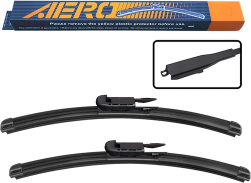 Vista 25 de AERO Avenger - Limpiaparabrisas prémium de 24 + 22 pulgadas para todas las estaciones, repuesto del fabricante original del equipo original
