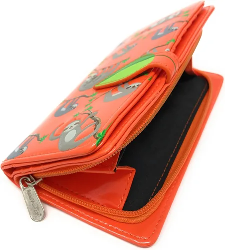 Vista 3 de Shag Wear Cartera perezosa para mujer, Naranja, Moderno