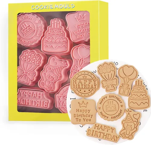 Vista 7 de Juego de cortadores de galletas con forma de bola, 8 piezas de fútbol 3D, baloncesto, béisbol, voleibol, fútbol, tenis, cortadores de galletas