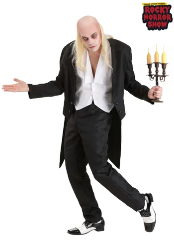 Vista 6 de Disfraz de Riff Raff del Rocky Horror Show para Hombre Multicolor
