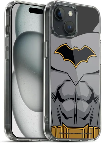 Vista 431 de Head Case Designs Funda de gel con licencia oficial de Batman DC Comics Bat Signal Logos [protección de grado militar] compatible con Apple iPhone 7