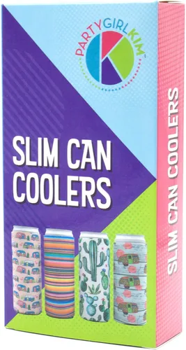 Vista 7 de Slim - Enfriadores de latas – Enfriador de latas delgado con aislamiento de neopreno para latas altas y delgadas de 12 onzas como seltzers