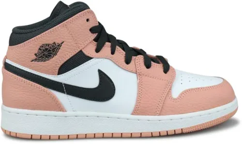 Vista 2 de Jordan Youth Air 1 Mid (Gs) Cuarzo Rosa 555112 603