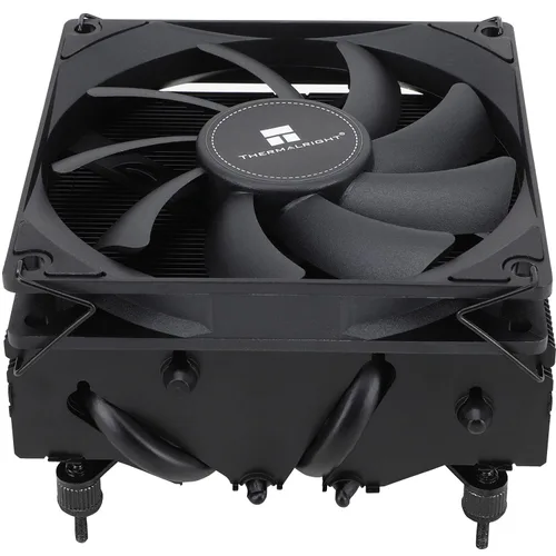 Vista 3 de Thermalright AXP90-X53 Enfriador de aire negro de bajo perfil para CPU, 2.087 in de altura, con ventilador de CPU PWM delgado TL-9015B, enfriador