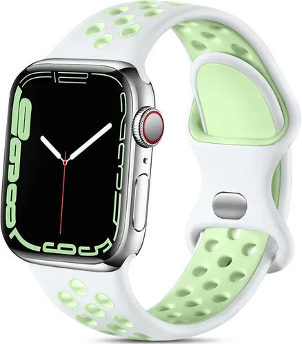 Vista 12 de Lerobo - Bandas deportivas compatibles con Apple Watch Band de 40 mm, 41 mm, 38 mm y 42 mm para Series 11, 10 para mujeres y hombres, suaves bandas