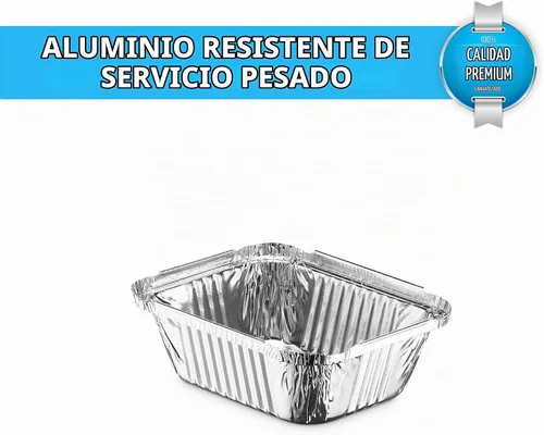 Vista 7 de MontoPack Bandejas Desechables para Llevar con Tapas Transparentes Recipientes de Alimentos de Papel de Aluminio con Capacidad de 1 lb con Sello