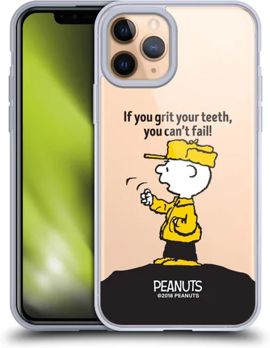 Vista 64 de Head Case Designs Funda de gel suave con licencia oficial de Peanuts Autumn Charlie Brown compatible con Apple iPhone 7 Plus/iPhone 8 Plus