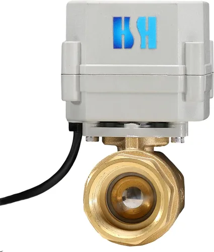 Vista 3 de 1/2" 3/4" 1" 110-230VAC Válvula de Bola Eléctrica Motorizada Normalmente Cerrada/Abierta CF8/Acero Inoxidable 304 Con Enchufe de EE. UU.