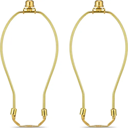 Vista 18 de Kit de soporte de arpa de lámpara de 8 pulgadas con remate y base de sillín desmontable de alta resistencia, juego de 2 accesorios de iluminación