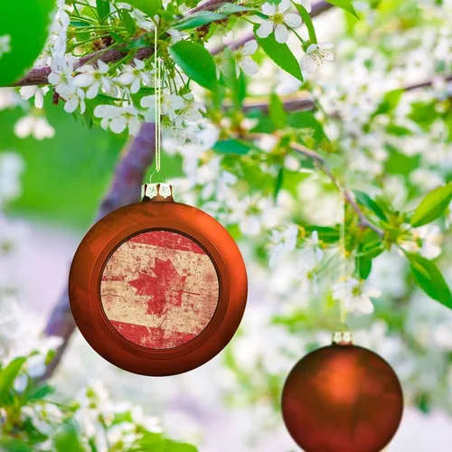 Vista 267 de Boobs Funny Shatterproof Matte Christmas Balls for Tree Wreath Home Decor 1PCS