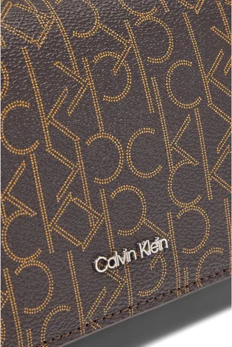 Vista 4 de Calvin Klein Valentina Wallet On A String MarrónCaquiBlanco Talla única, MarrónCaquiBlanco