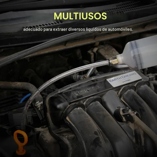Vista 7 de Extractor de fluidos de 500 cc, bomba extractora de fluidos automotriz, succión manual de combustible y relleno, bomba extractora de aceite