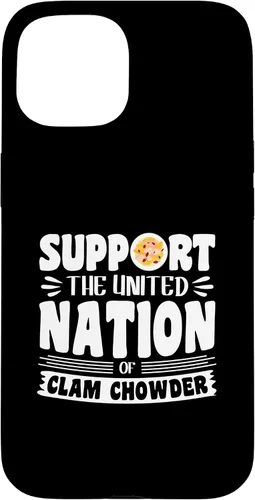 Vista 6 de iPhone 16 Support the united nation of Clam Chowder Case
