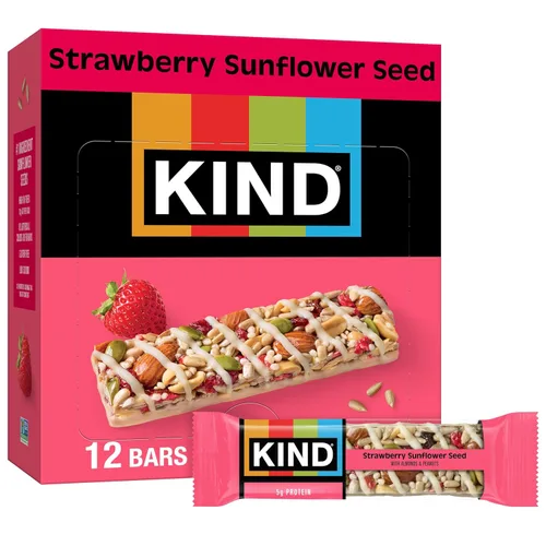 Vista 5 de KIND - Barras de nueces, almendras y coco, barras de aperitivos saludables, libres de gluten, bajas en sodio, 0.11 onzas de proteína, 12