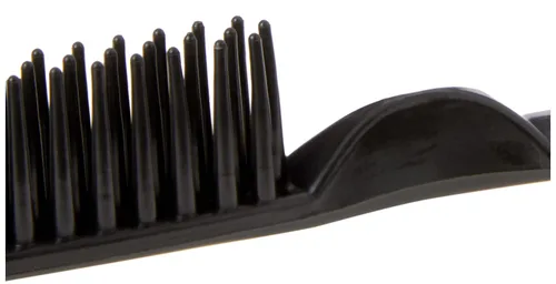 Vista 5 de CocoBlack Naturals Peine de estilo de 3 filas para desenredar, definir y separar rizos (negro)