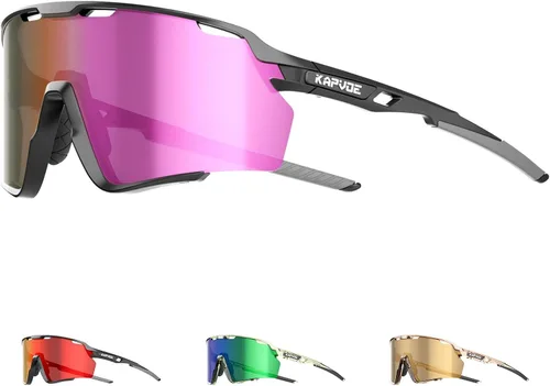 Vista 10 de KAPVOE Photochromic Cycling Glasses Men Women Clear Mountain Bike Sunglasses MTB Bicycle Riding Sports Triathlon - K170