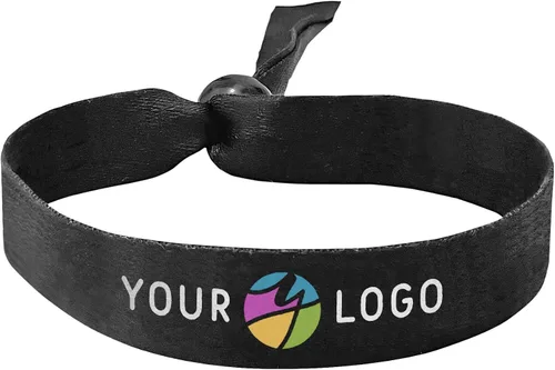 Vista 3 de Pulseras de tela con cuentas ajustables reutilizables Totalmente personalizables Ideal para conciencia, promociones y eventos Disponible a