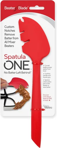 Vista 11 de Espátula de silicona ONE mezclador batidor raspador y espátula, negro