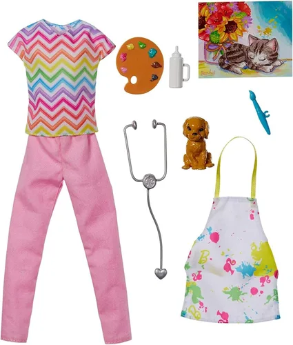 Vista 5 de Barbie Sorprende carreras con muñeca y accesorios, rubio