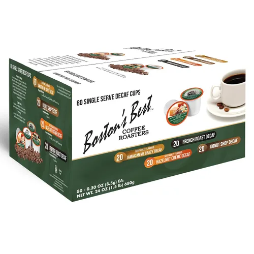 Vista 13 de Boston's Best Assorted Variety Blends - Café K-Cup de una sola porción, 80 unidades (compatible con cafeteras Keurig 2.0)