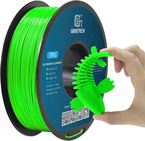 Vista 15 de Geeetech - Filamento PLA de 0.07 pulgadas, filamento de seda de bicolor, consumo dicromático de coextrusión brillante, 2.2 libras, 1 carrete