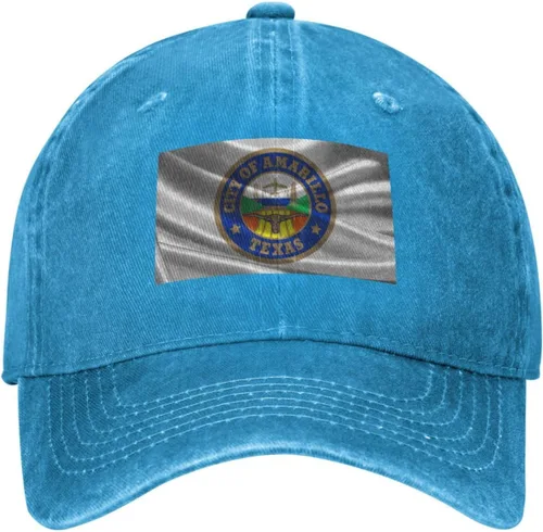 Vista 12 de Amarillo Texas Seal Baseball Cap for Men Women Hats Adjustable Dad Hat Cotton Caps