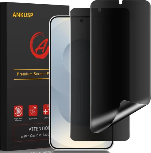 Vista 10 de [Paquete de 2] Protector de pantalla de privacidad compatible con Samsung Galaxy Note 10 Plus Note 10+ Note 10 Plus 5G