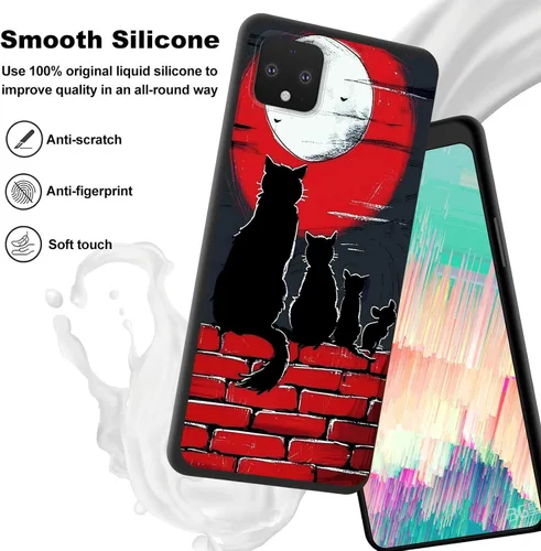 Vista 277 de Funda delgada para Google Pixel 4 XL, funda delgada de silicona de TPU suave a prueba de golpes para Google Pixel 4 XL, astronauta Galaxy