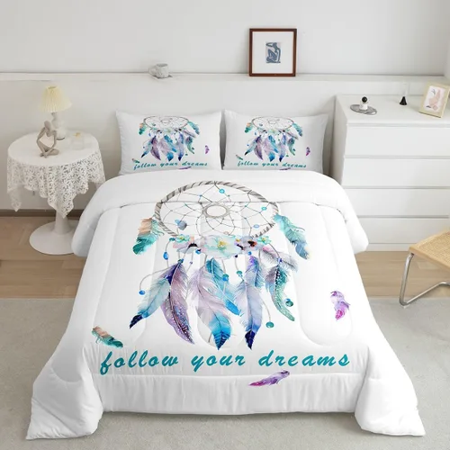 Vista 35 de Feelyou - Juego de funda de edredón para niños, castillo rosa, tamaño individual, lindo juego de edredón con moño, juego de cama para niños y niñas