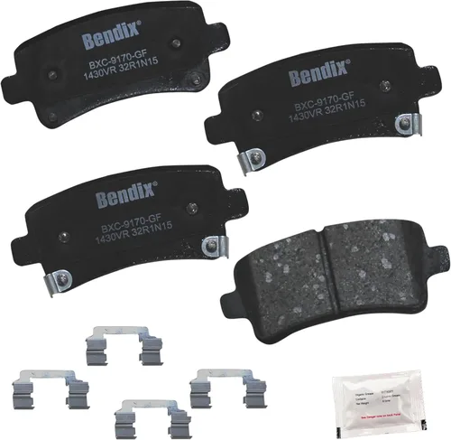 Vista 296 de Bendix Priority1 CFC154 - Juego de pastillas de freno de disco para Avanti II, Century, LeSabre, Regal, Riviera, chasis comercial, DeVille