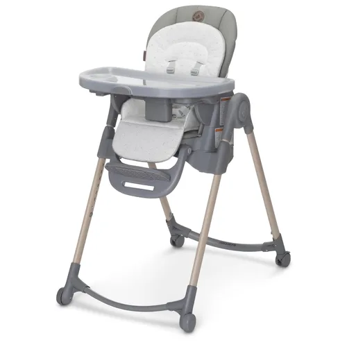 Vista 16 de Maxi-Cosi Minla - Silla alta 6 en 1 para bebés y niños pequeños, silla alta plegable portátil, tela EcoCare, 9 alturas, 5 reclinables, 4 posiciones
