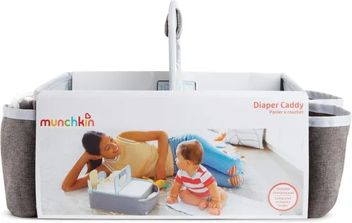 Vista 6 de Munchkin® Organizador portátil para pañales, color gris