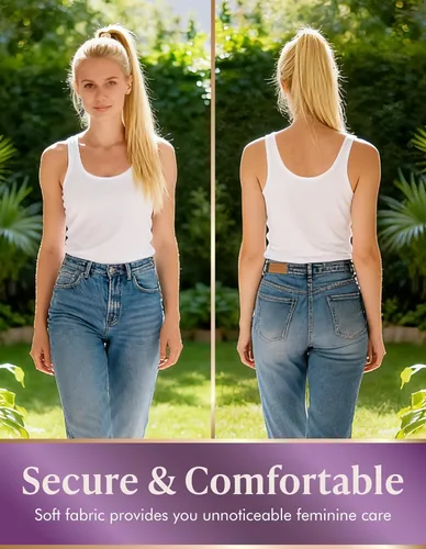 Vista 8 de AIRCUTE Ropa interior lavable para incontinencia urinaria para mujer, absorbente, sin costuras, cintura alta, protección contra fugas, paquete de 3