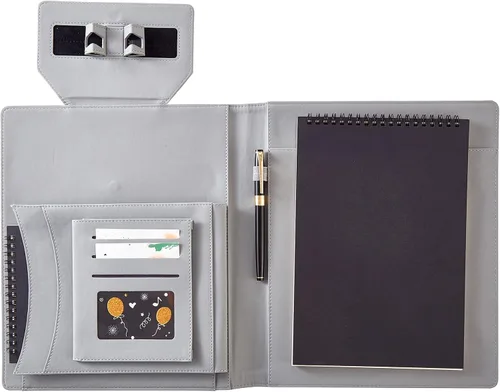 Vista 8 de OOKU Organizador de cartera de bloc de notas de piel sintética, compatible con Rocketbook Flip Executive Size Executive, funda para cuaderno
