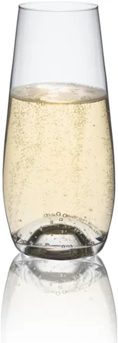 Vista 3 de RONA Drink Master # 6 - Copa de champán sin tallo, juego de 4, 9 onzas Champán - 9 oz.
