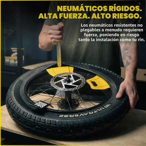 Vista 2 de Ultraverse Kit combinado de soporte para cuentas de neumáticos de bicicleta
