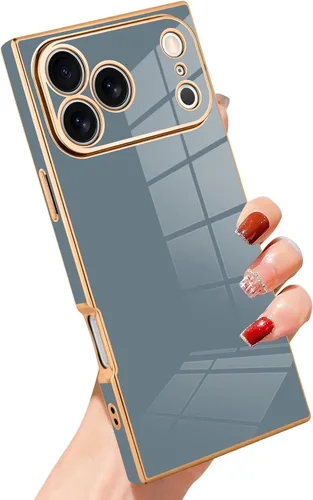 Vista 13 de SAKUULO - Funda magnética rectangular de lujo para iPhone 12 Pro Max, color negro