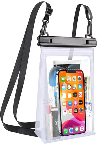 Vista 10 de Bolsa impermeable para teléfono de gran capacidad, bolsa seca flotante para iPhone 17 16 13 12 11 Pro Max Galaxy S22 S21 bolsa impermeable protector