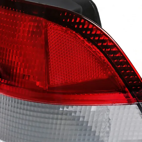 Vista 7 de SPEC-D TUNING Luces traseras de lente roja transparente compatibles con Honda Civic Coupe 1996-2000 de 2 puertas, conjunto de par izquierdo + derecho