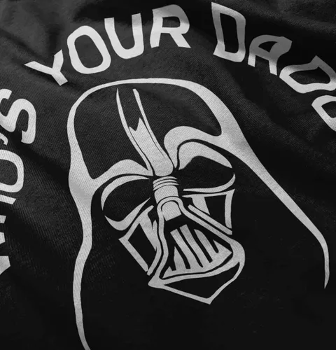 Vista 5 de Who's Your Daddy Dark Lord Space Baby Romper para niños o niñas Negro