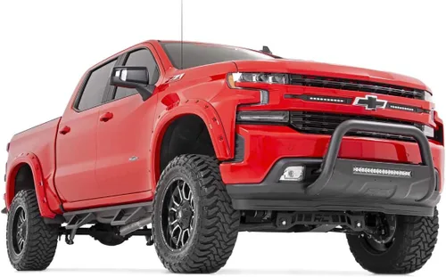 Vista 4 de Kit de rejilla LED de 10" de la serie negra de Rough Country para Silverado 1500 19-22-70817