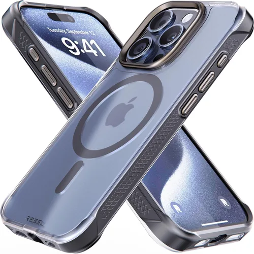 Vista 37 de Phone REBEL - Funda transparente para iPhone 14 Plus [Crystal Series Gen-4] Compatible con MagSafe Resistente, Antiarañazos, Sin Amarilleo