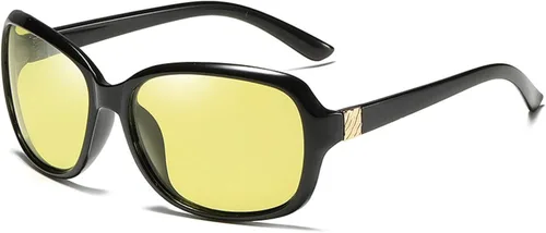 Vista 6 de Gafas de sol de lectura bifocales de moda para mujer, de gran tamaño, con visión nocturna, protección UV