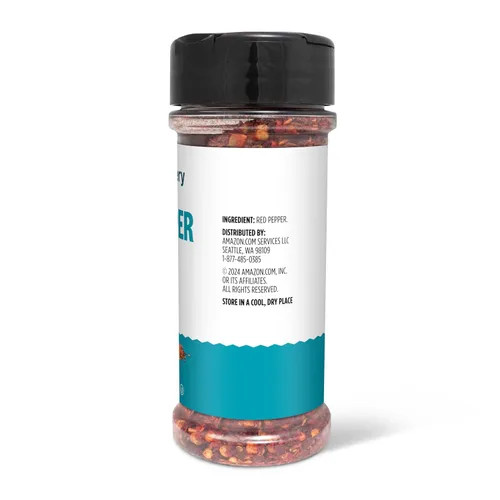 Vista 2 de Amazon Grocery, pimiento rojo triturado, 2 onzas (anteriormente Happy Belly, el embalaje puede variar)